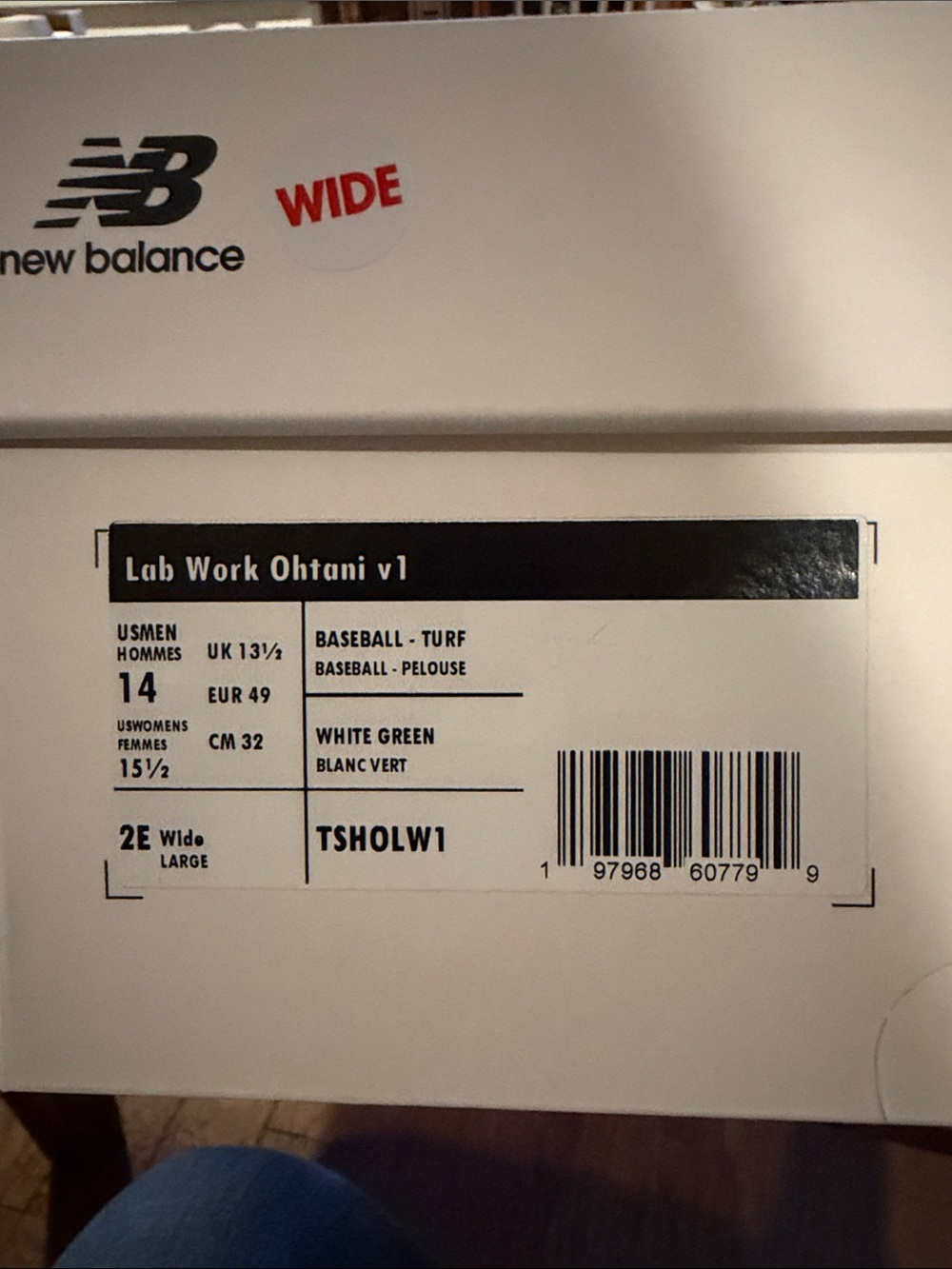 New Balance Lab Work Ohtani v1 14W